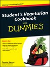 Cover image for Student's Vegetarian Cookbook For Dummies